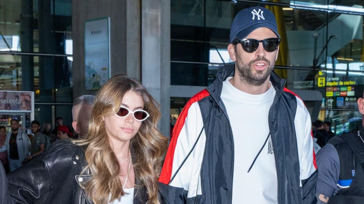 Fotografía de Piqué y Clara Chía durante su paseo en Mónaco (Foto cuenta X)