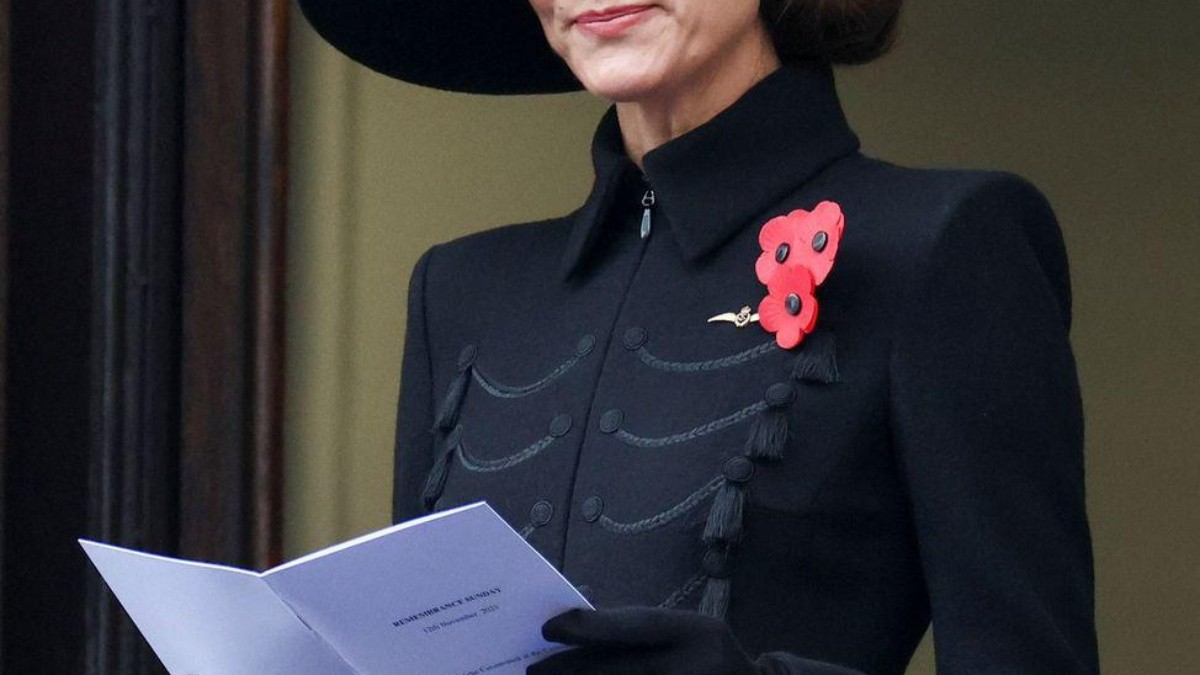 Fotografía de la aparición de Kate Middleton tras sus tratamientos de quimioterapia (Foto cuenta X)