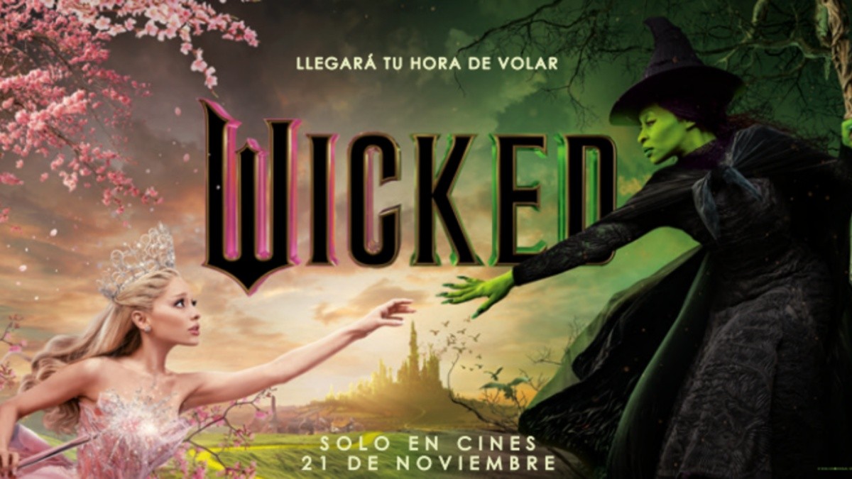 Wicked es una adaptación cinematográfica del exitoso musical de Broadway que narra la historia de las brujas de Oz, Elphaba y Glinda, antes de los eventos de "El Mago de Oz". La película promete ser un espectáculo visual impresionante, con grandes actuaciones y canciones memorables, explorando la amistad y la complejidad de sus personajes en un mundo mágico. (RRSS)