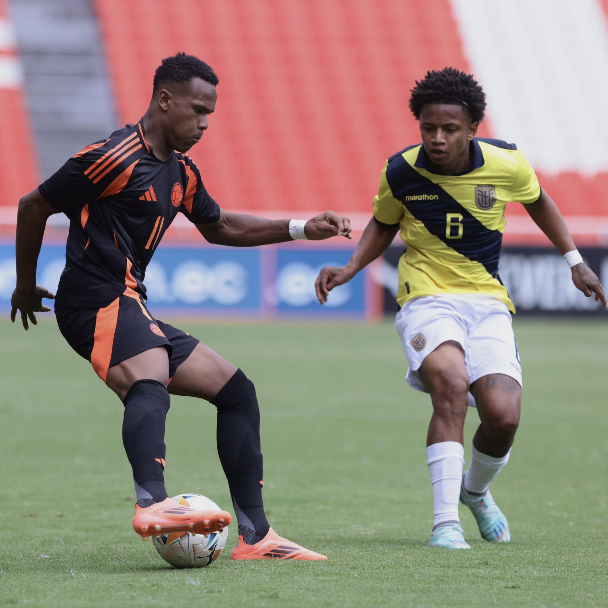 Colombia venció por 2-1 a Ecuador en un juego amistoso. (Redes sociales)