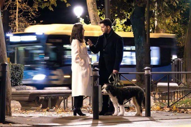 Fotografía de Ana de Armas junto a Manuel Anido Cuesta en Madrid (Foto cuenta X)