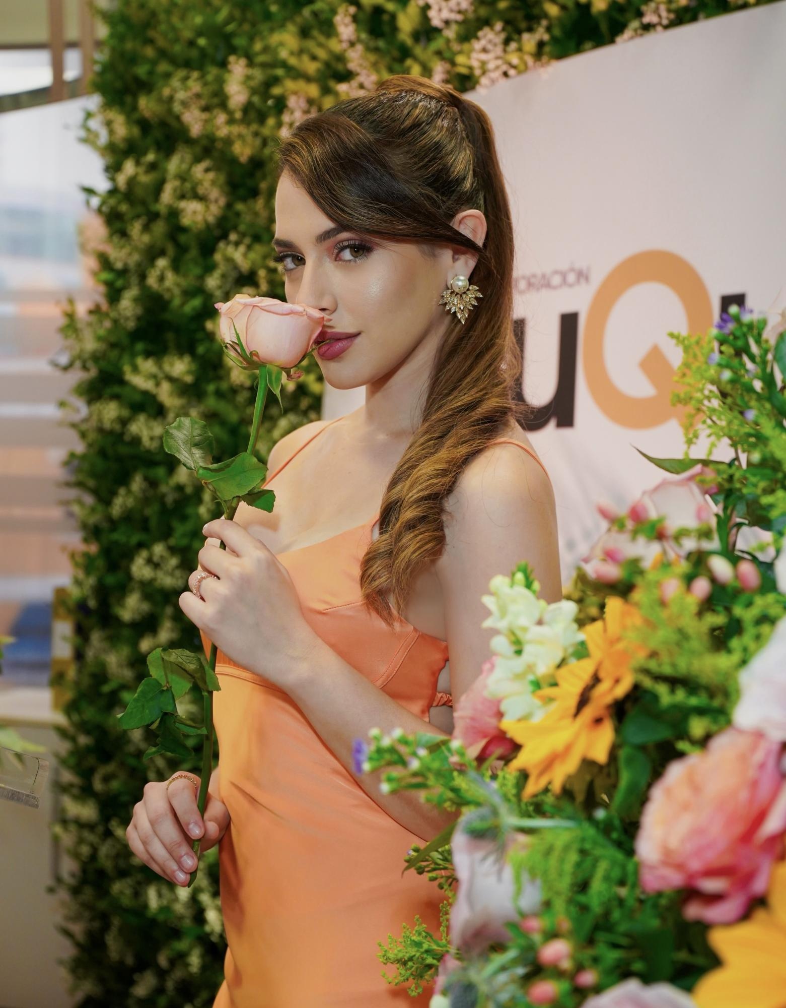 Maka Gómez durante la rueda de prensa de Los García. (Kevin Romero)