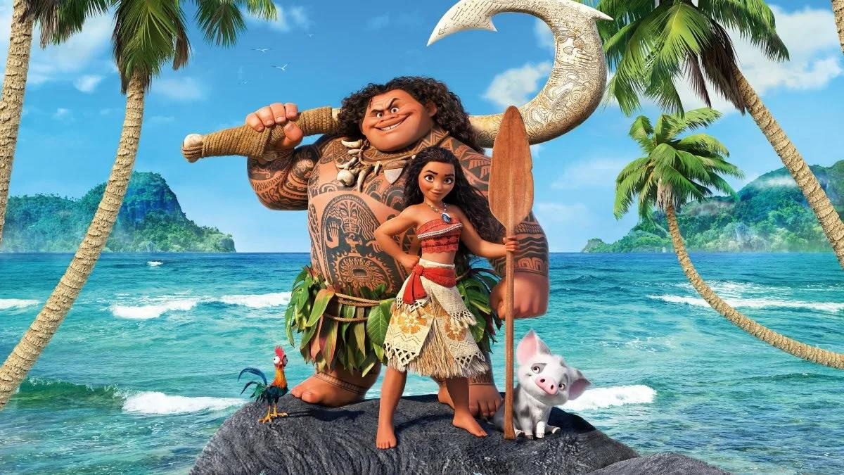 Fotografía de la pelicula animada de Disney Moana (INTERNET)