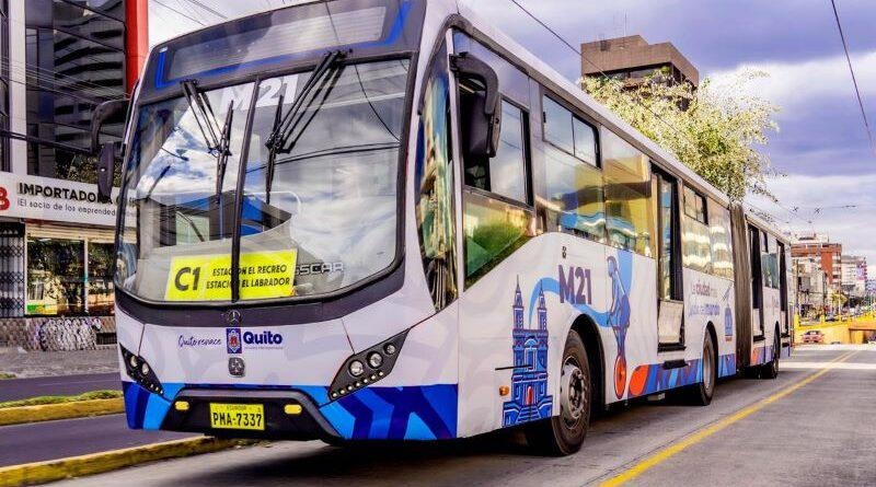 Unidad del Trolebús que cubre la ruta El Recreo - El Labrador. (QuitoInforma)
