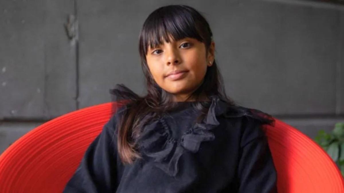 Fotografía de Adhara Pérez, niña prodigio de México (INTERNET)