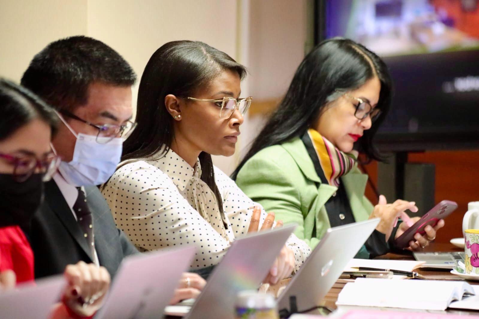 Audiencia de vinculación en la que participa la fiscal Diana Salazar (Fiscalía)