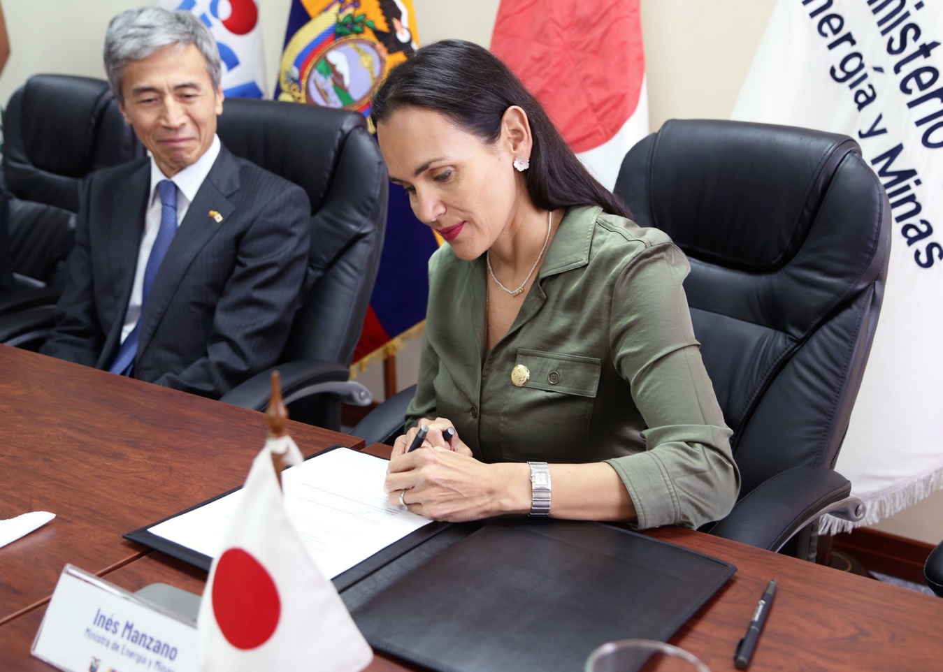 La ministra de Energía y Minas, Inés Manzano. (Flickr del Ministerio de Energía y Minas)