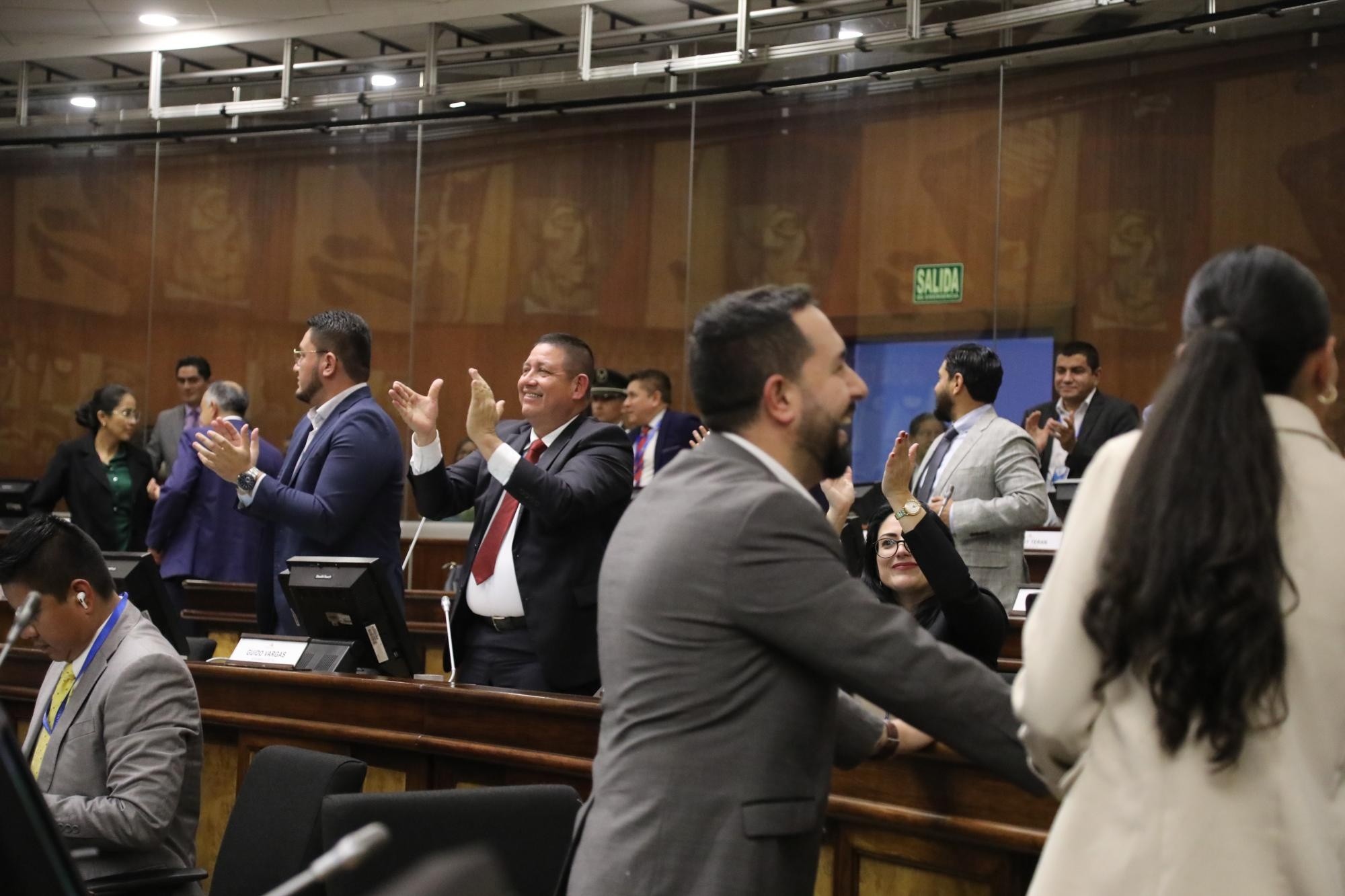Los asambleístas durante la sesión 885 en la que se debatió el Proyecto de Ley. (Flickr de la Asamblea Nacional)