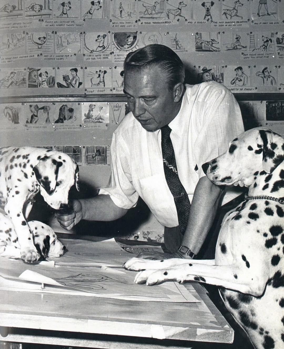 Fotografía de los animadores de Disney (INTERNET)