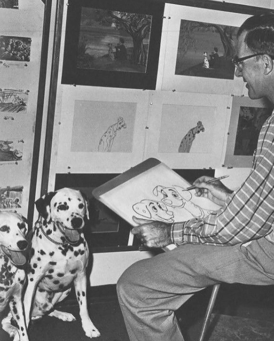 Fotografía de los animadores de Disney  (INTERNET)