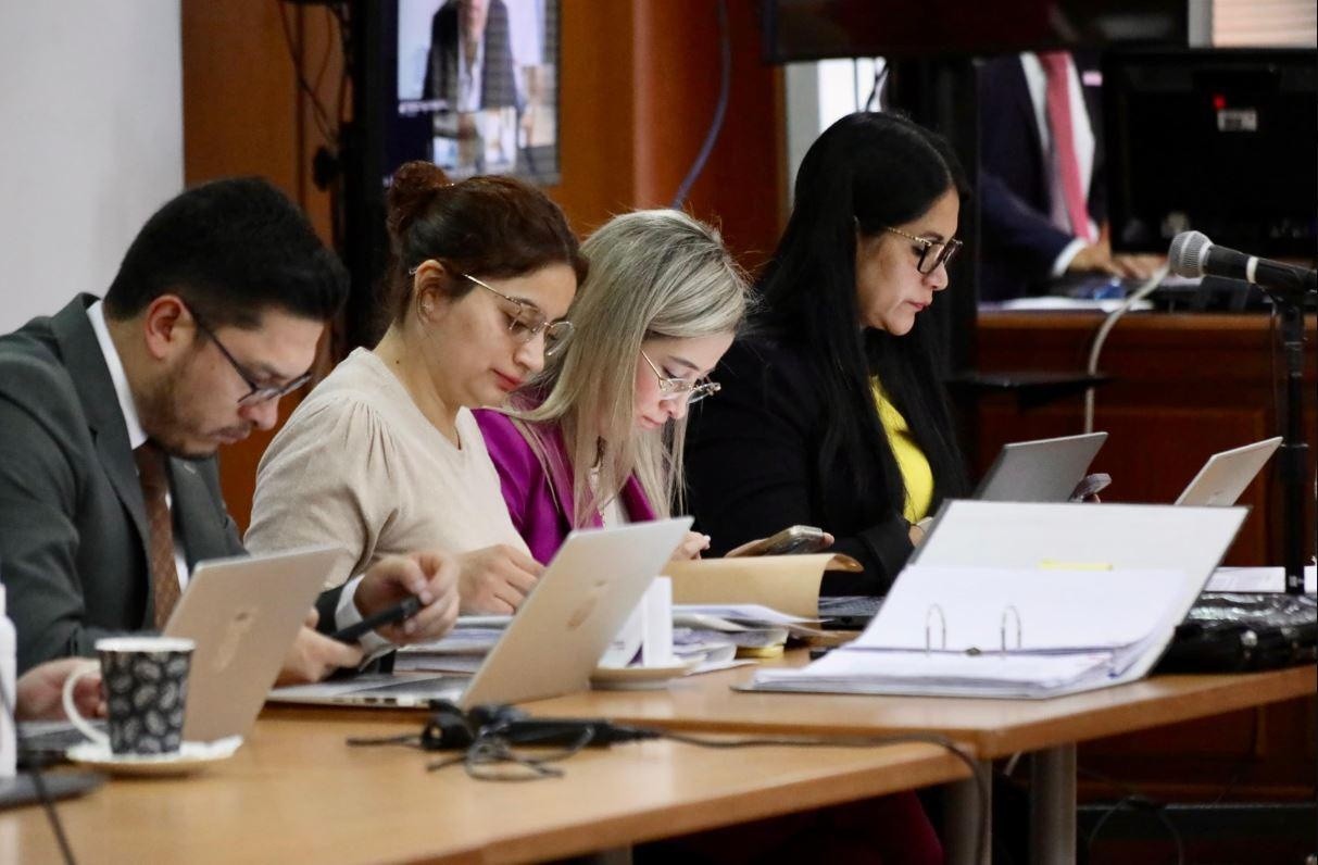 Recepción de testimonios anticipados en la Corte Nacional de Justicia. (Fiscalía)