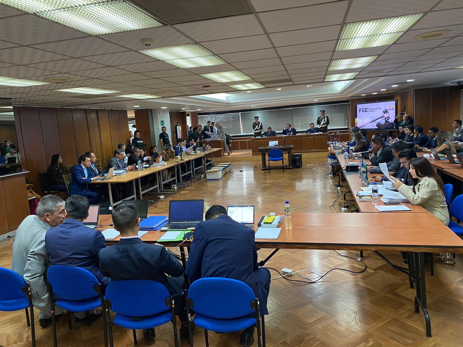 Audiencia del caso Independencia Judicial se instaló el 4 de noviembre. (Jacqueline Rodas / Ecuavisa)