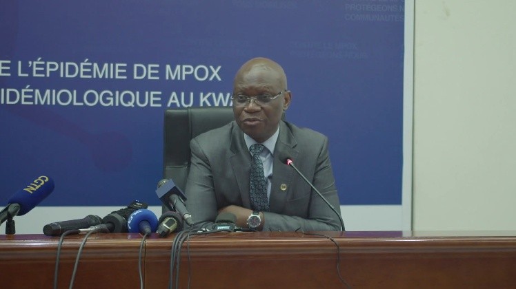 El ministro congoleño de Salud Pública, Samuel Roger Kamba Mulamba, ofreció una rueda de prensa este jueves 5 de diciembre. (Ministerio de Salud de la República Democrática del Congo)