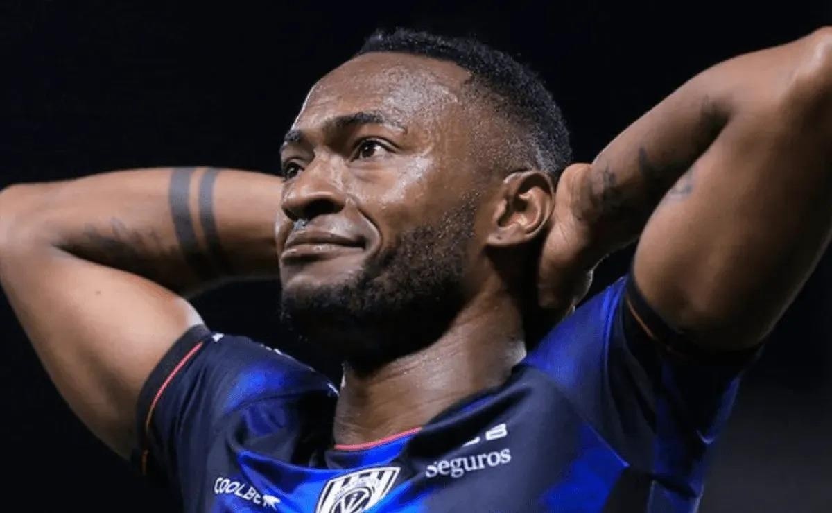 Pedro Pablo Perlaza, jugador ecuatoriano. (ARCHIVO)