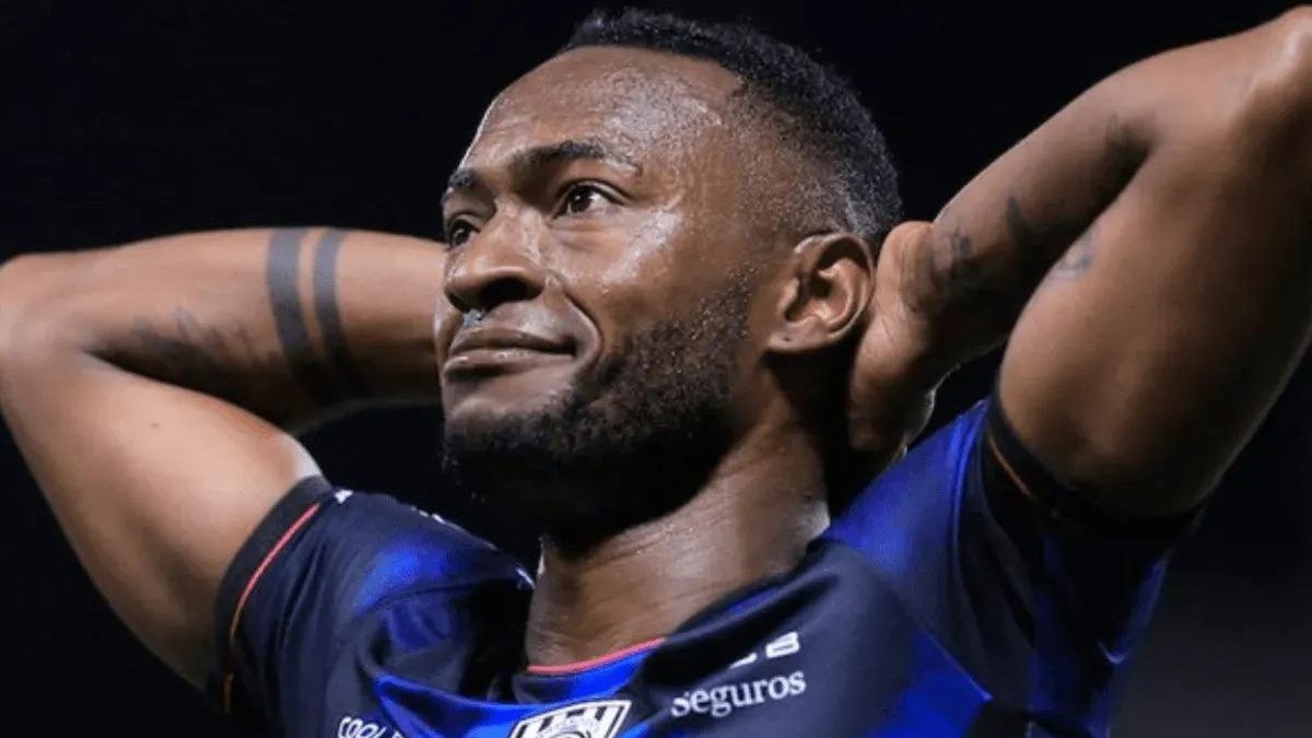 Pedro Pablo Perlaza, jugador ecuatoriano. (ARCHIVO)