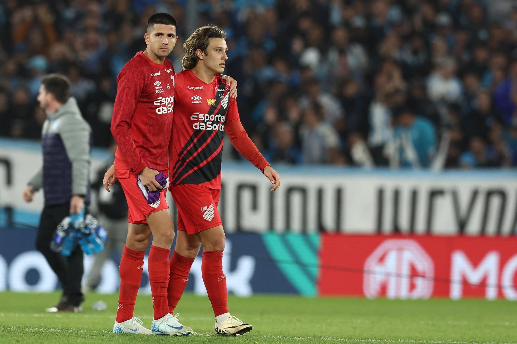 Athletico Paranaense descendió a la Serie B de Brasil. (AFP)