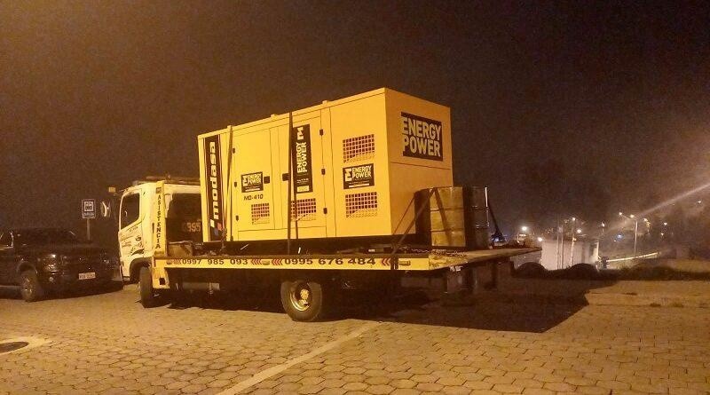 Uno de los generadores que funcionarán en el Distrito Metropolitano de Quito. (Cortesía de Quito Informa)