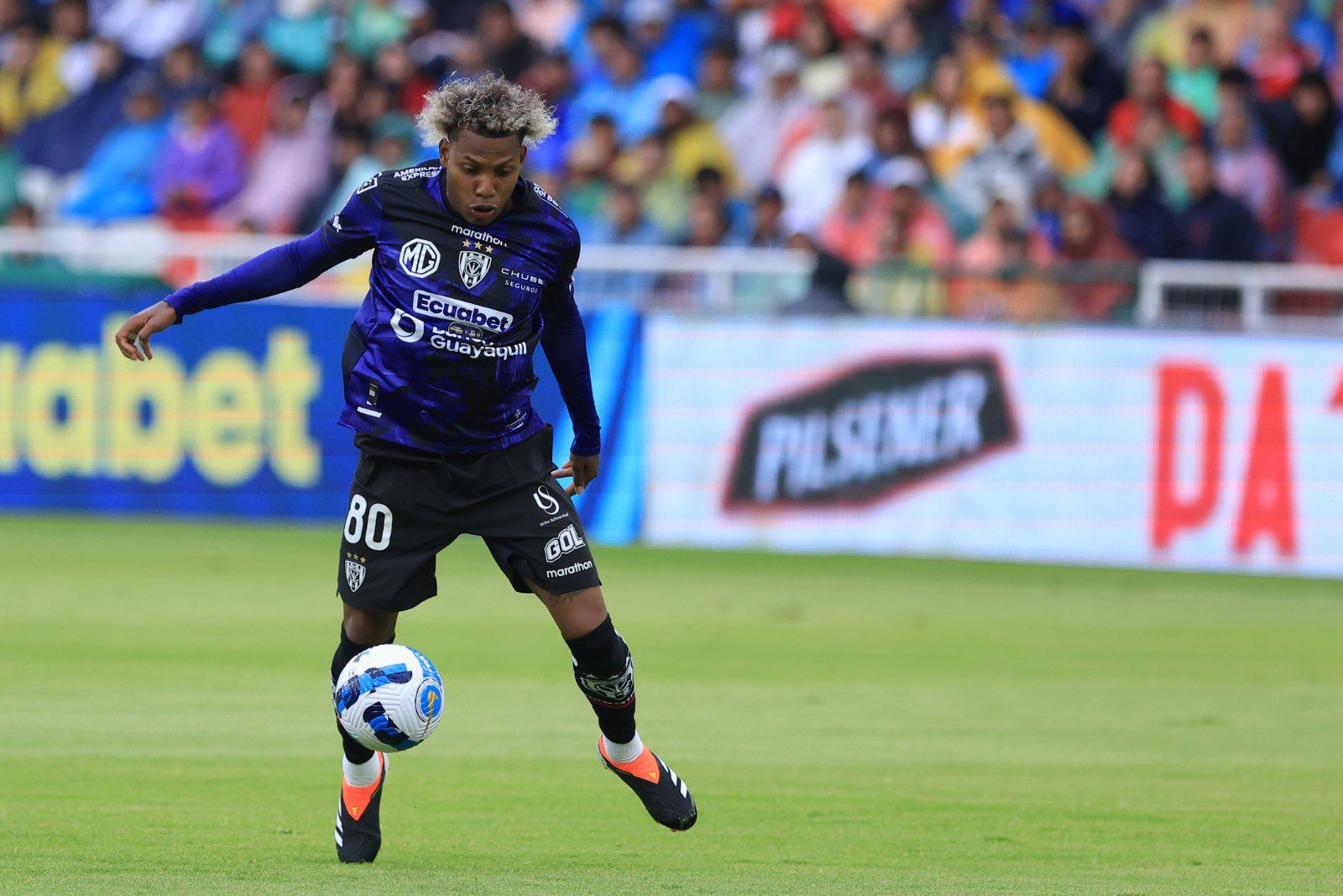 El volante de Independiente del Valle, Joao Ortiz, en la final de la Liga Pro ante Liga de Quito (Foto: IDV)
