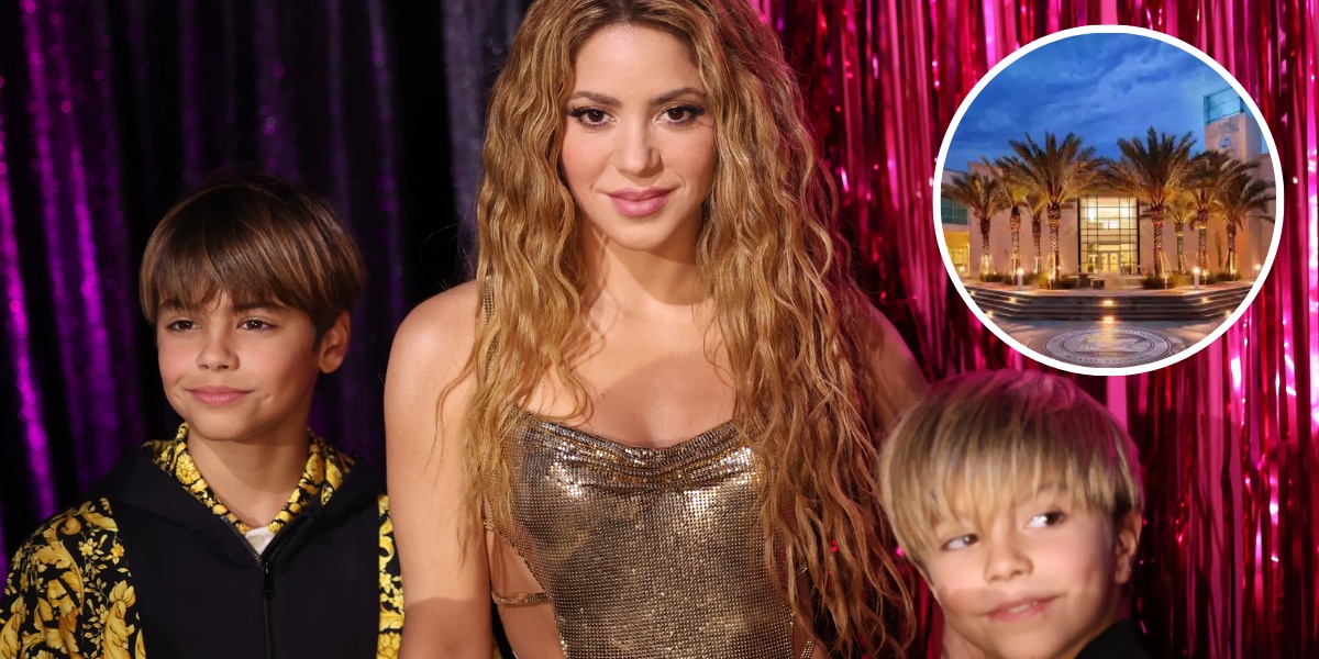 Shakira y sus hijos, Milan y Sasha. (RRSS)