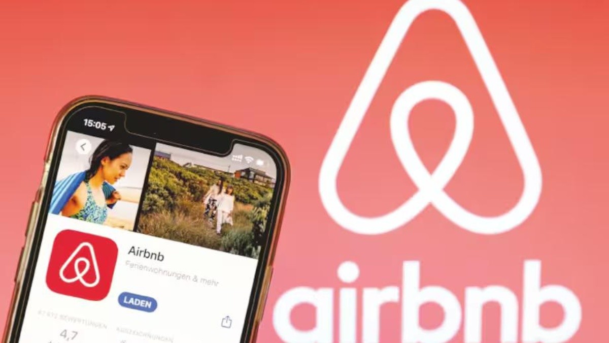 Fotografía de la aplicación de Airbnb en la App Store de iOS. (GETTY IMAGES)