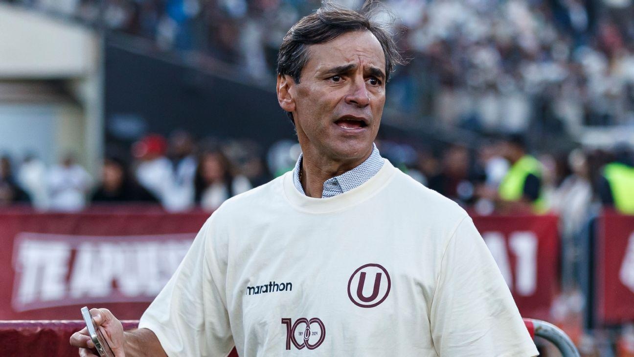 Fabián Bustos, entrenador de Universitario. (ARCHIVO)