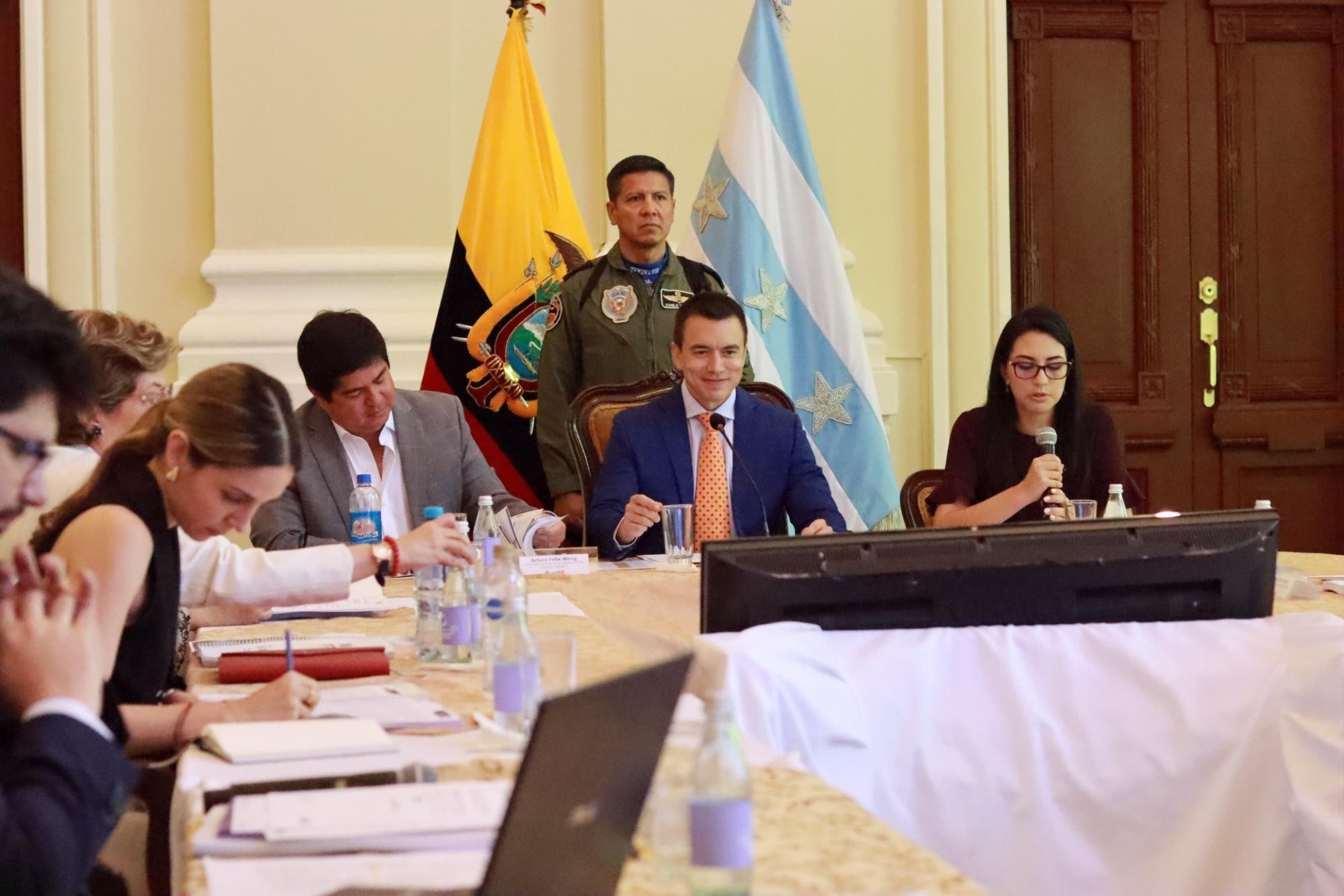 Noboa presidió el Consejo Nacional de Planificación (Presidencia.)