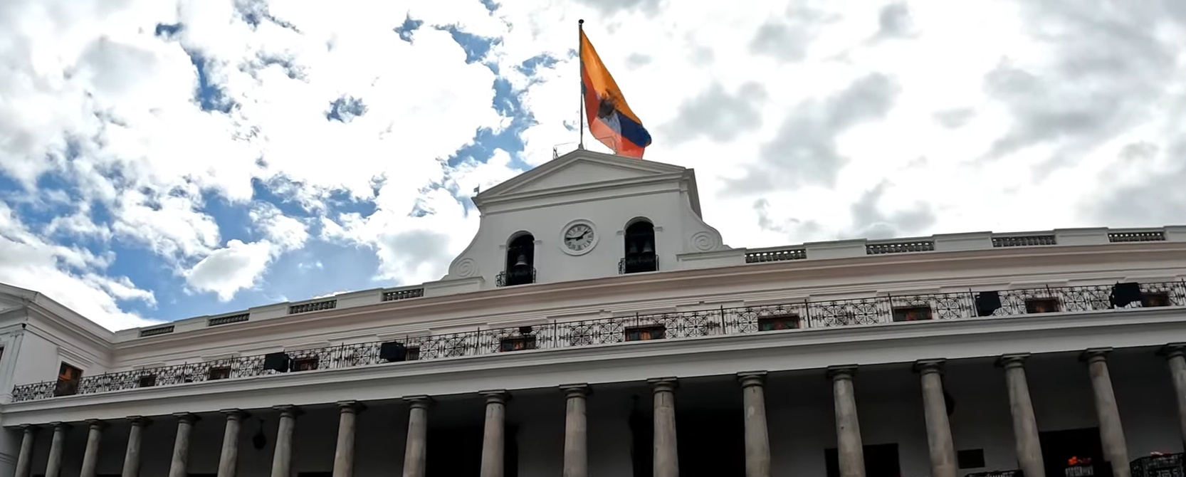 Foto del Palacio de Carondelet, sede del gobierno ecuatoriano. (Redes sociales)