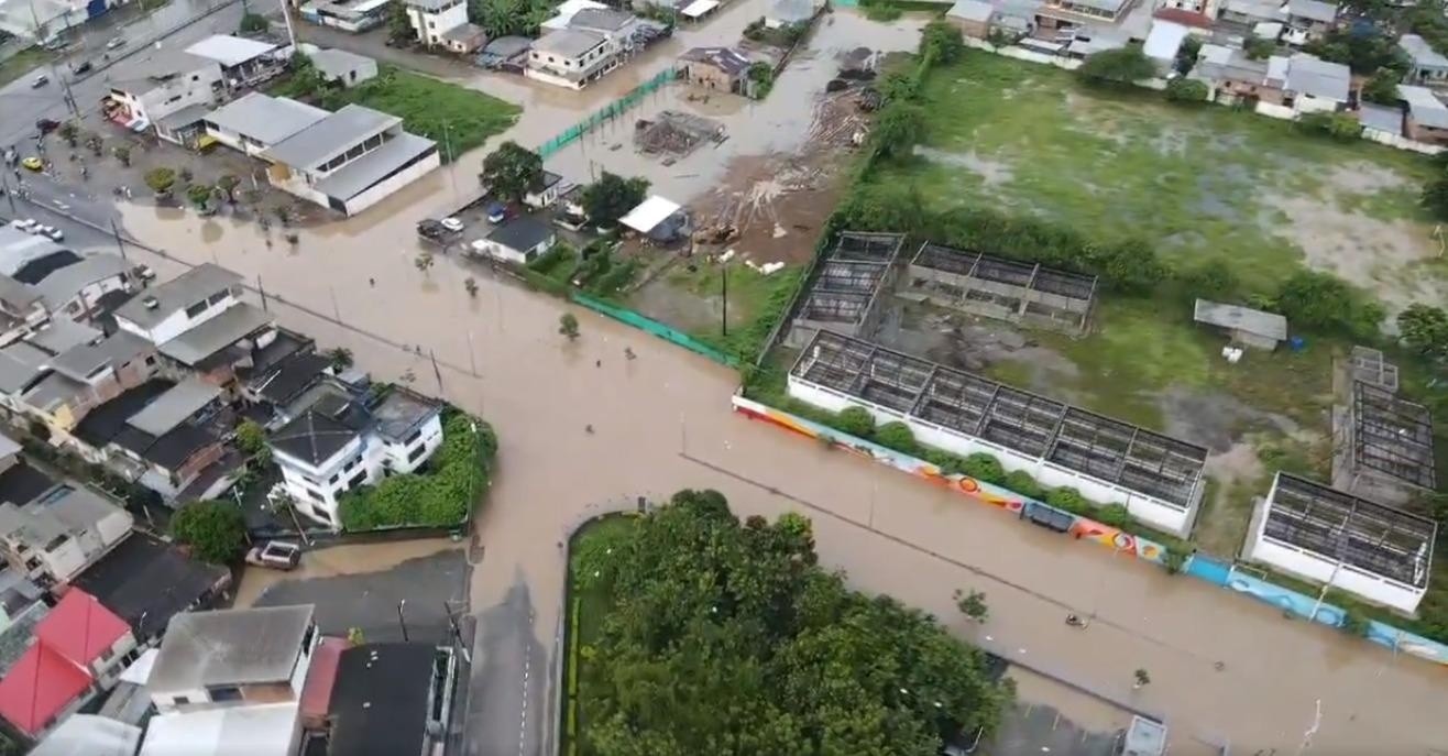 Inundaciones en Chone, Manabí.