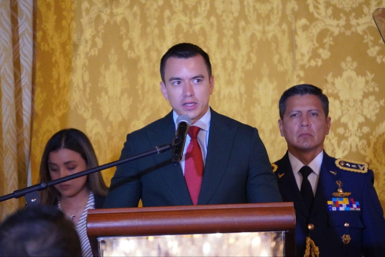 Imagen de archivo del presidente Daniel Noboa. (Foto: Presidencia)