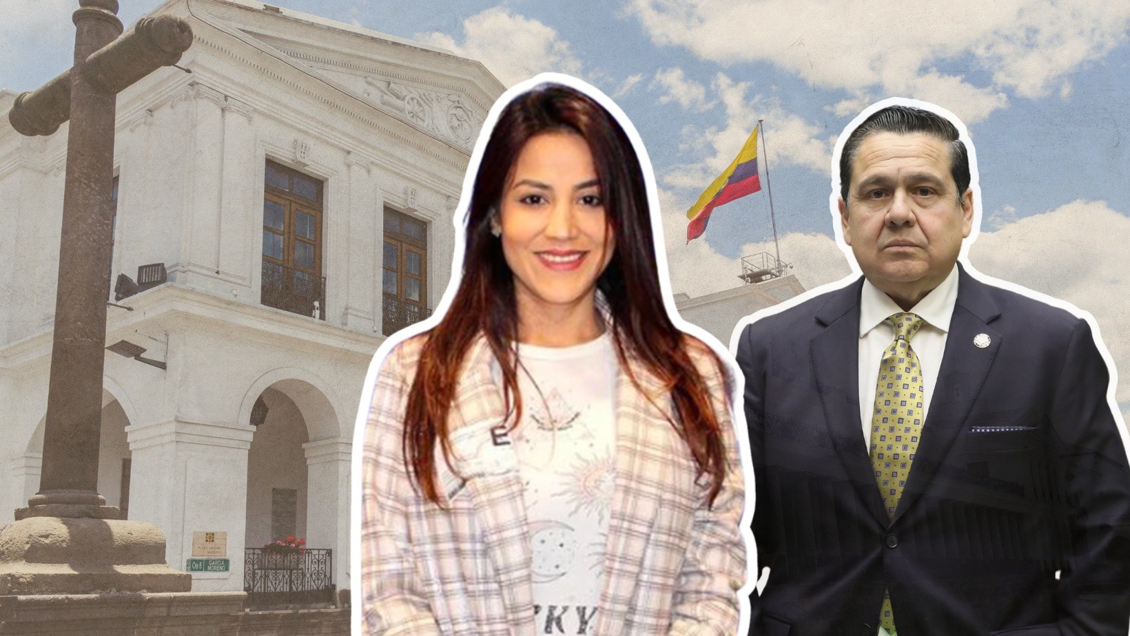 Mayra Salazar decía que votaría nulo en las elecciones anticipadas 2023. (Composición Ecuavisa)