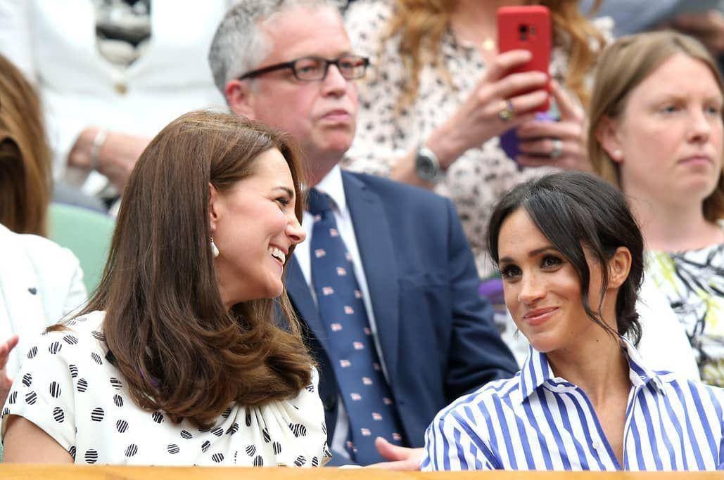 Kate Middleton y Meghan Markle (Cuenta de X de @WorldTennis7)