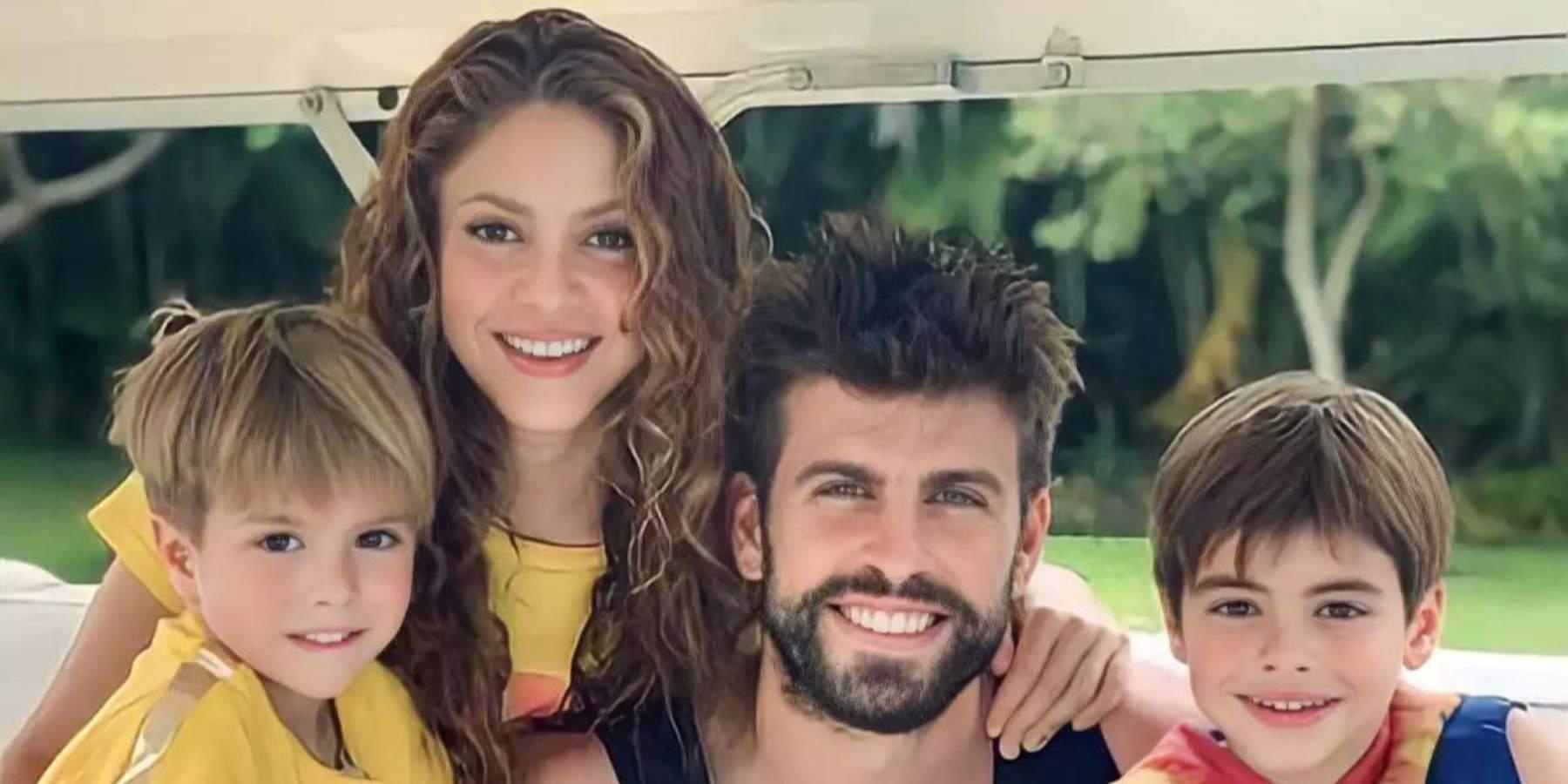 Milan, de 11 años, y Sasha, de 10, han sido parte del proceso de catarsis de su famosa madre tras la ruptura amorosa (Foto de archivo)