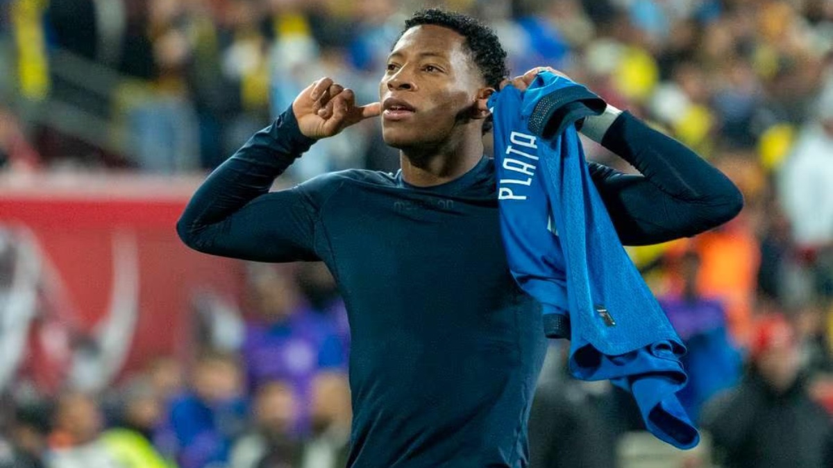 Gonzalo Plata, jugador de la selección de Ecuador.