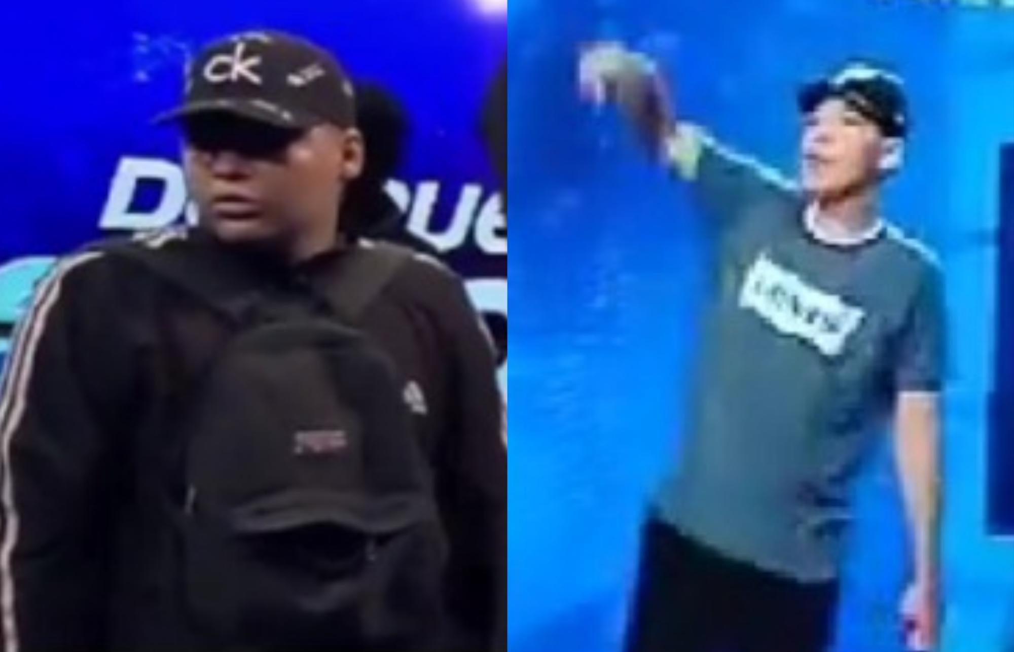 Foto de los dos menores que participaron en el atentado terrorista en TC Televisión, el pasado 9 de enero de 2024. (Capturas de pantalla)