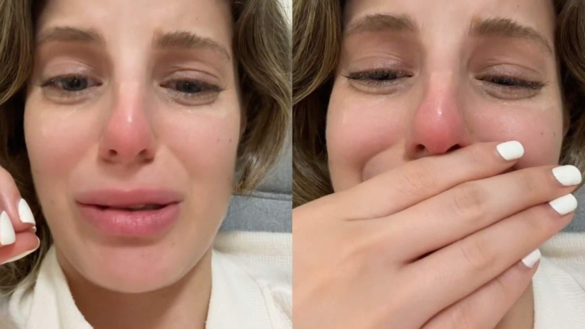 La también modelo se mostró sensible por un comentario que le hicieron sobre la edad (Captura de pantalla)